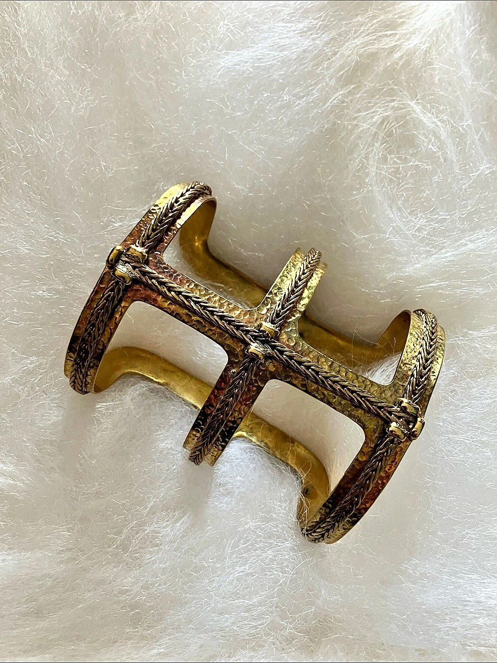Solid Brass Cuff Bracelet